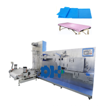 High Quality SMS /PP Non woven fabric disposable medical bed sheet folding machine